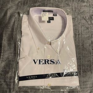 Men’s Short Sleeve Dress Shirt. Versa NWT